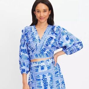 LOFT Beach Wrap Top